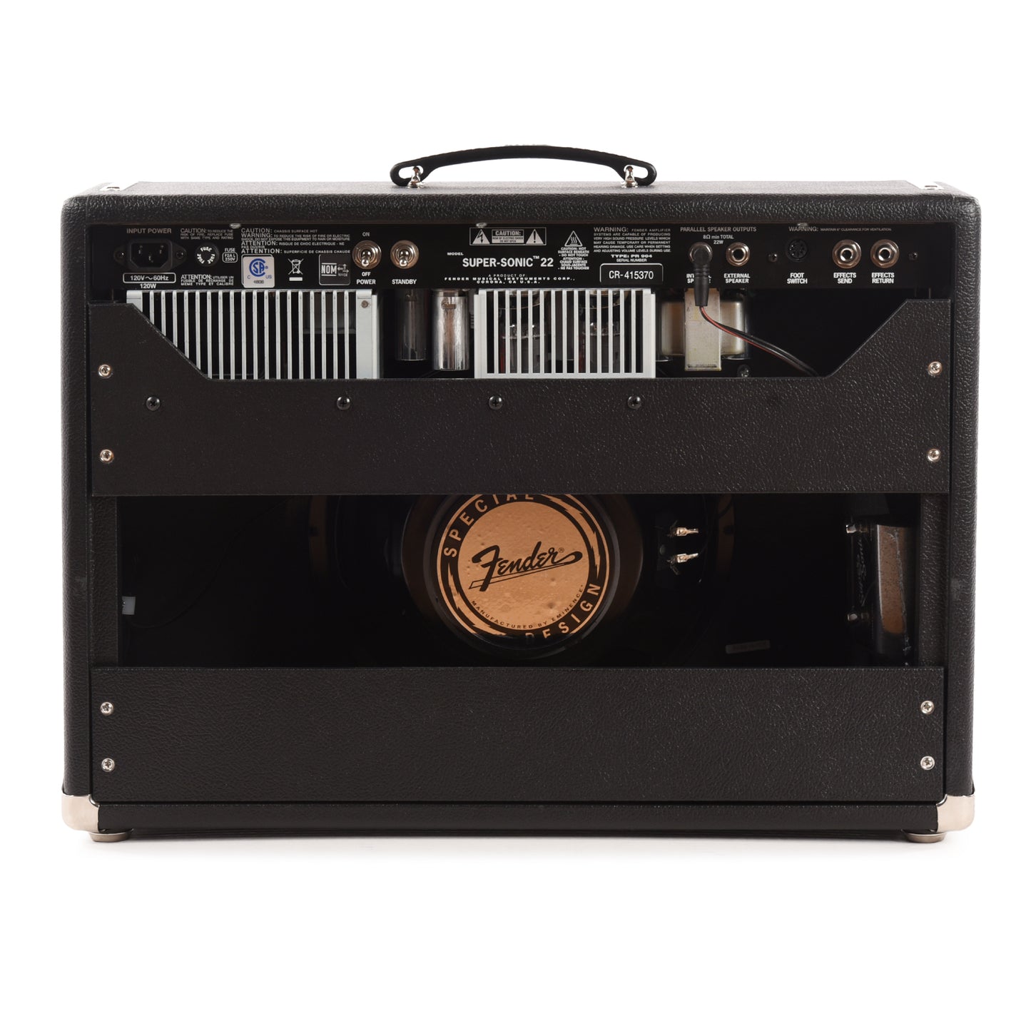 Fender Super-Sonic 22w 1x12 Combo Black Amps / Guitar Amps / Guitar Combos