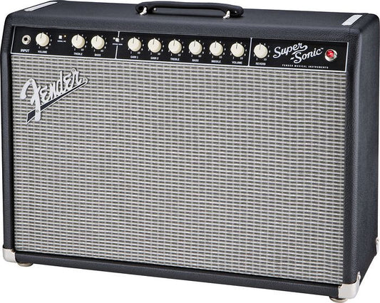 Fender Super-Sonic 22w 1x12 Combo Black Amps / Guitar Amps / Guitar Combos