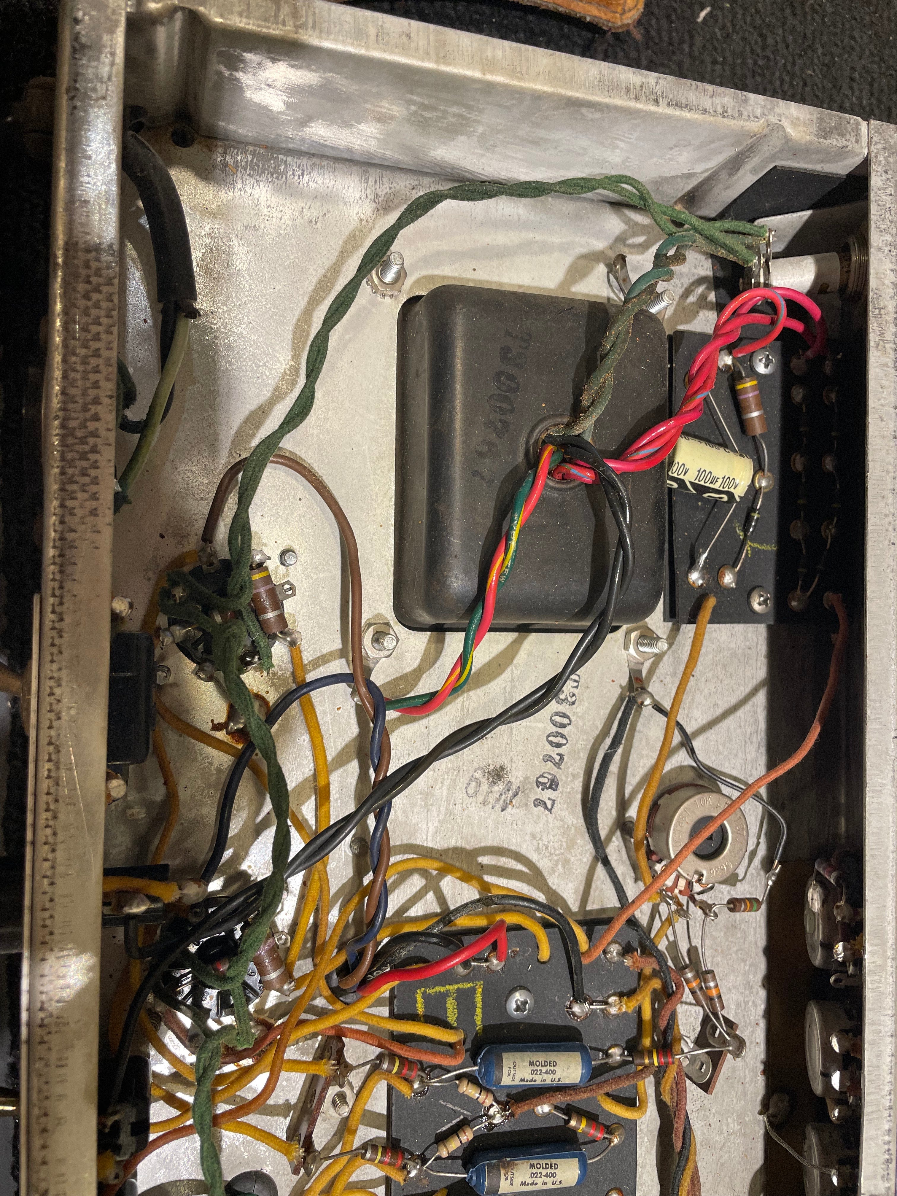 Fender Fender Bassman Head 60s Black Panel 1967  - Dave Amato of REO Speedwagon Amps / Guitar Amps / Guitar Heads