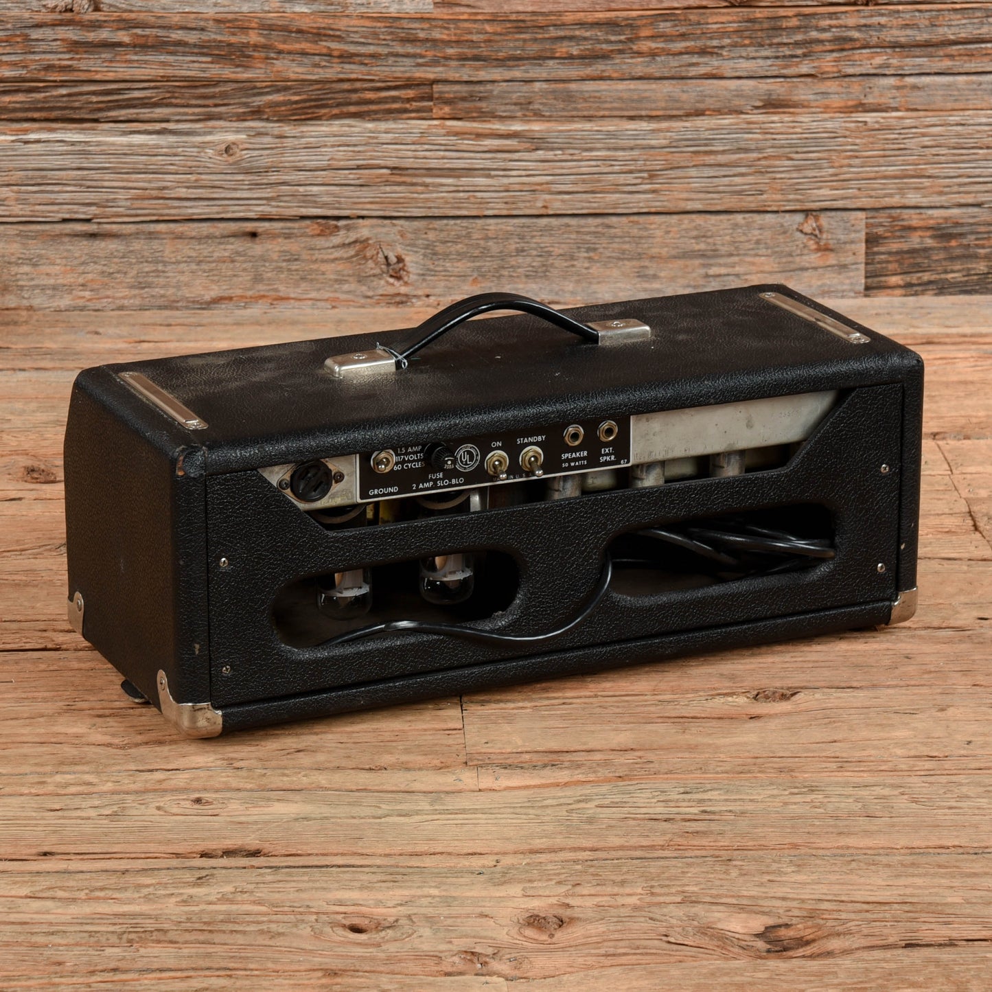 Fender Fender Bassman Head 60s Black Panel 1967  - Dave Amato of REO Speedwagon Amps / Guitar Amps / Guitar Heads