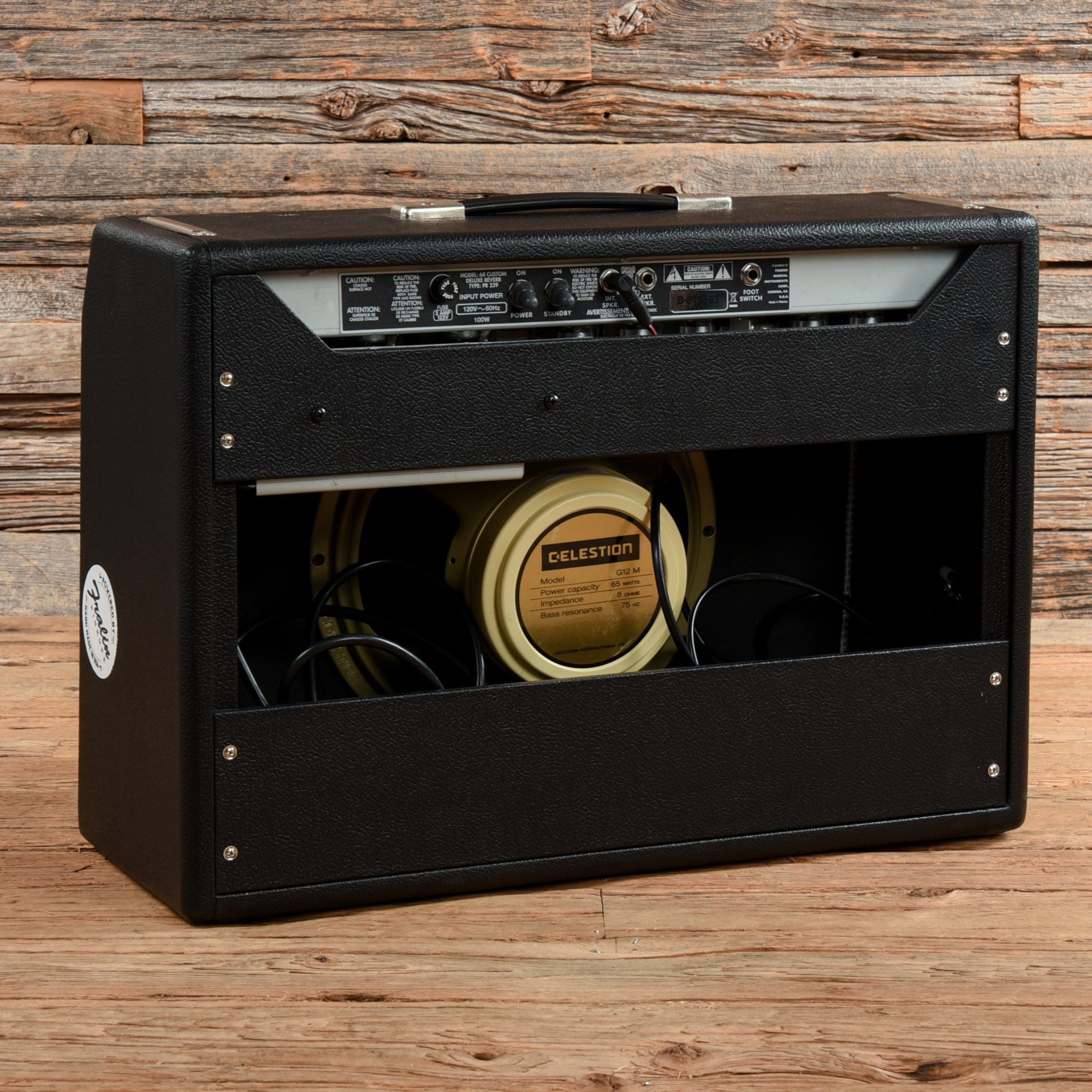 Fender '68 Custom Deluxe Reverb 2-Channel 22-Watt 1x12