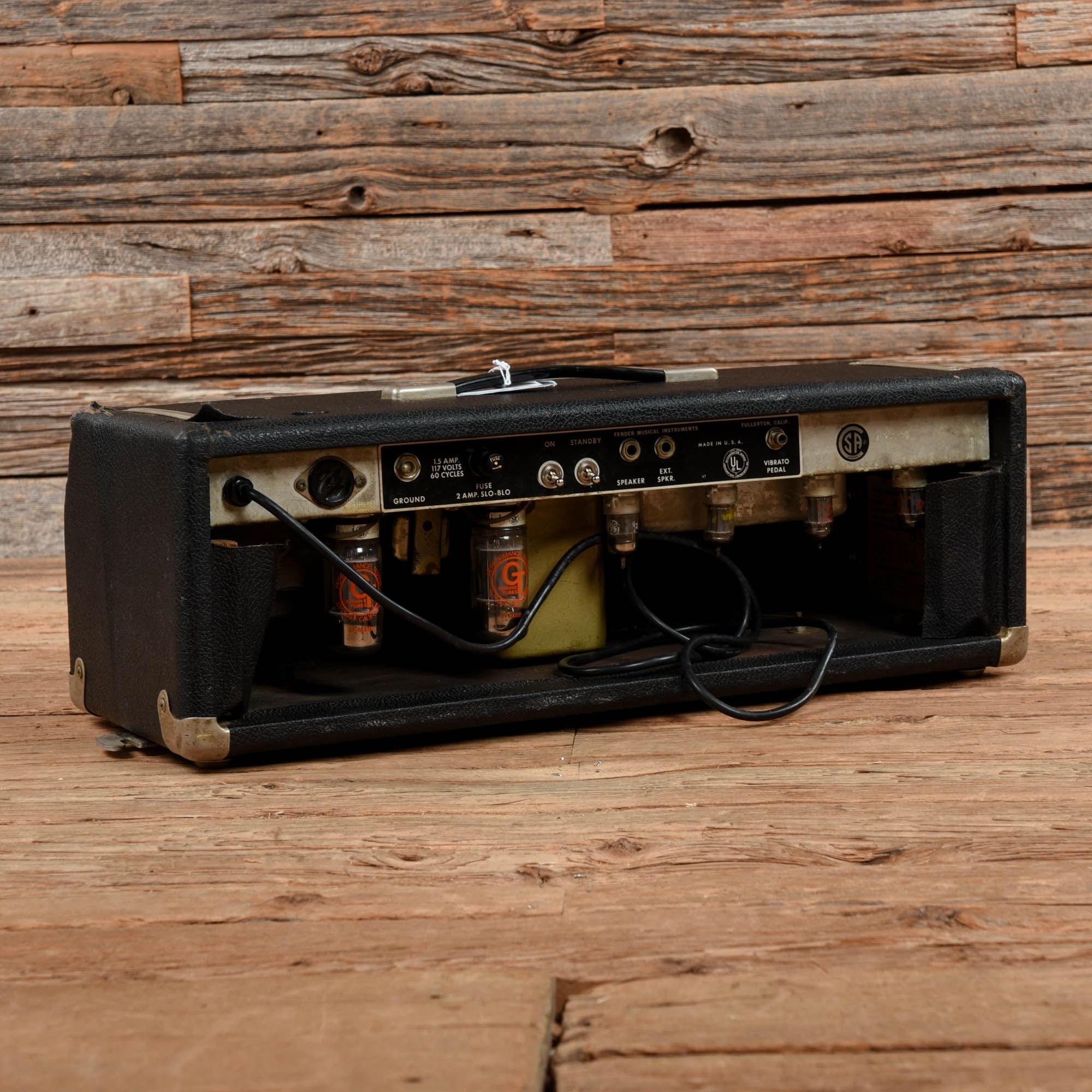 Fender Band Master 2-Channel 50-Watt Guitar Amp Head  1966 Amps / Guitar Cabinets