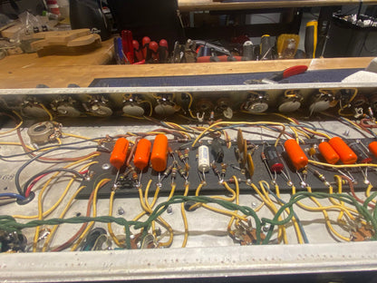 Fender Band Master 2-Channel 50-Watt Guitar Amp Head  1968 Amps / Guitar Cabinets