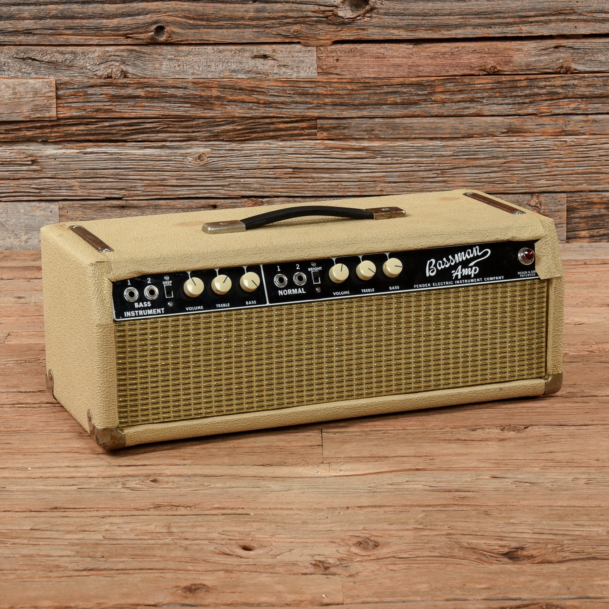 Fender Bassman 2-Channel 50-Watt Guitar Amp Head  1967 Amps / Guitar Cabinets
