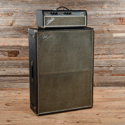 Fender Bassman "Drip Edge" w/ Matching 2x15" Guitar Speaker Cabinet  1969 Amps / Guitar Cabinets