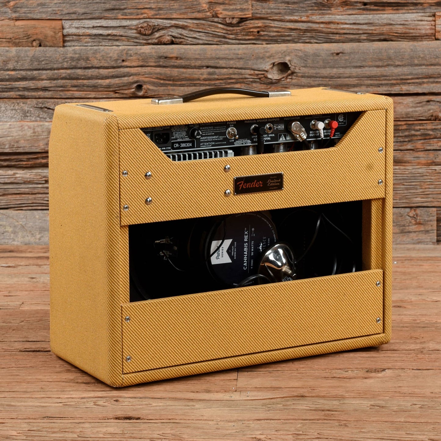 Fender FSR 65 Princeton Reverb Lacquered Tweed 15-Watt 1x12" Guitar Combo Amp Amps / Guitar Cabinets