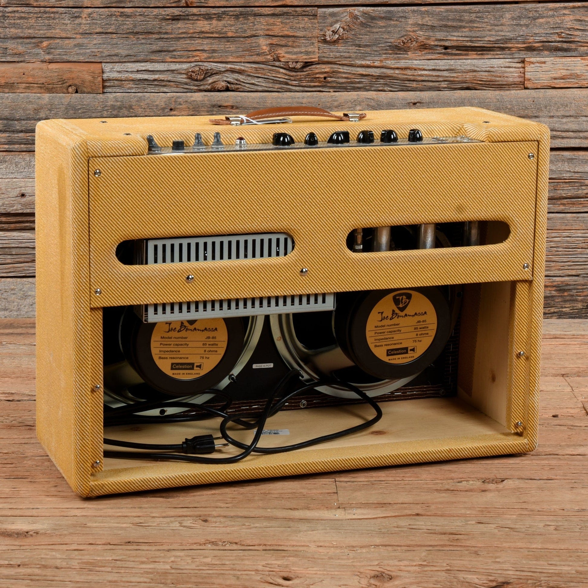 Fender Joe Bonamassa '59 High-Powered Tweed Twin 80-Watt 2x12" Guitar Combo Amp Amps / Guitar Cabinets