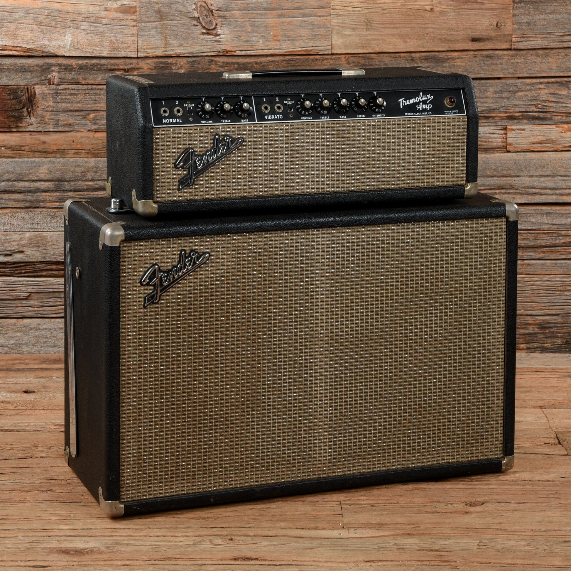 Fender Tremolux 2-Channel 35-Watt Piggyback Guitar Amp  1965 Amps / Guitar Cabinets