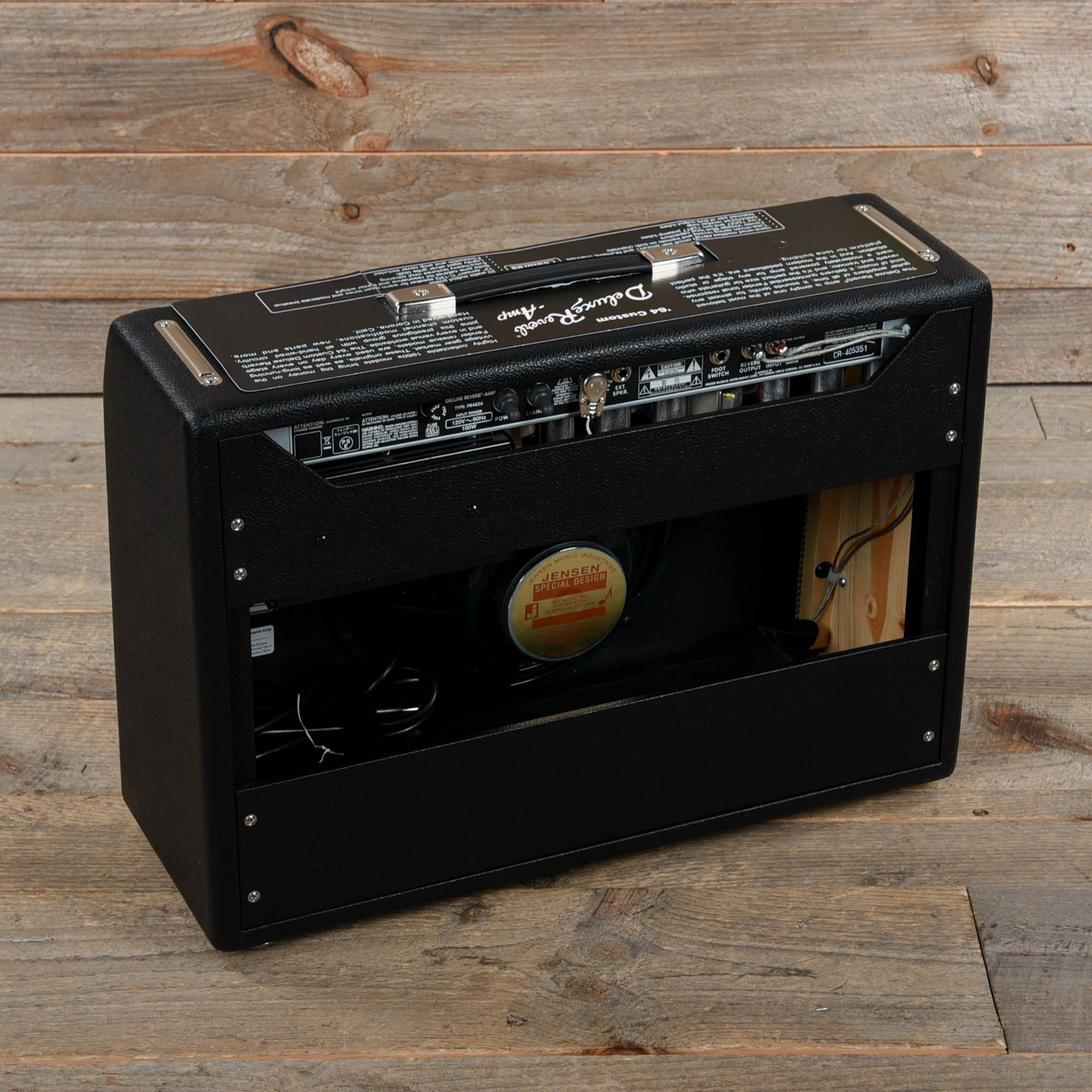 Fender '64 Custom Deluxe Reverb 1x12 Combo Amp w/Jensen C-12Q Amps / Guitar Combos