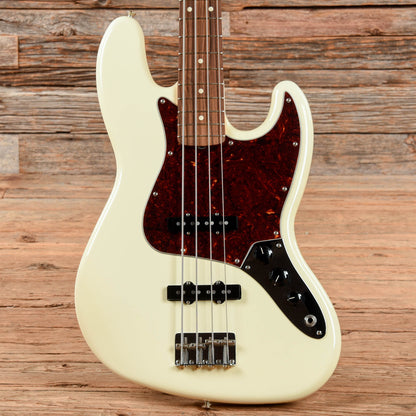Fender 60's Classic Series Lacquer Jazz Neck w/ Fender Jazz Bass Body Olympic White 2018 Bass Guitars / 4-String