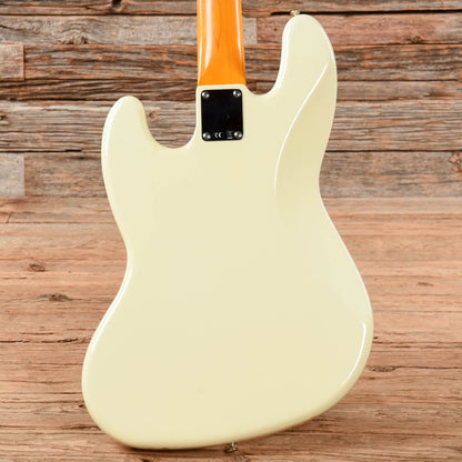 Fender 60's Classic Series Lacquer Jazz Neck w/ Fender Jazz Bass Body Olympic White 2018 Bass Guitars / 4-String