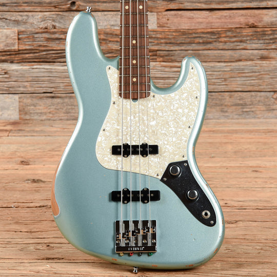 Fender 60th Anniversary Road Worn '60s Jazz Bass Firemist Silver 2020 Bass Guitars / 4-String