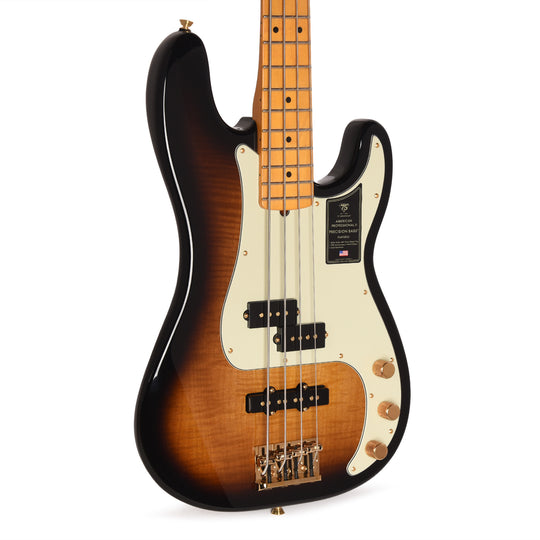 Fender 75th Anniversary American Professional II PJ Bass 2-Color Sunburst Bass Guitars / 4-String