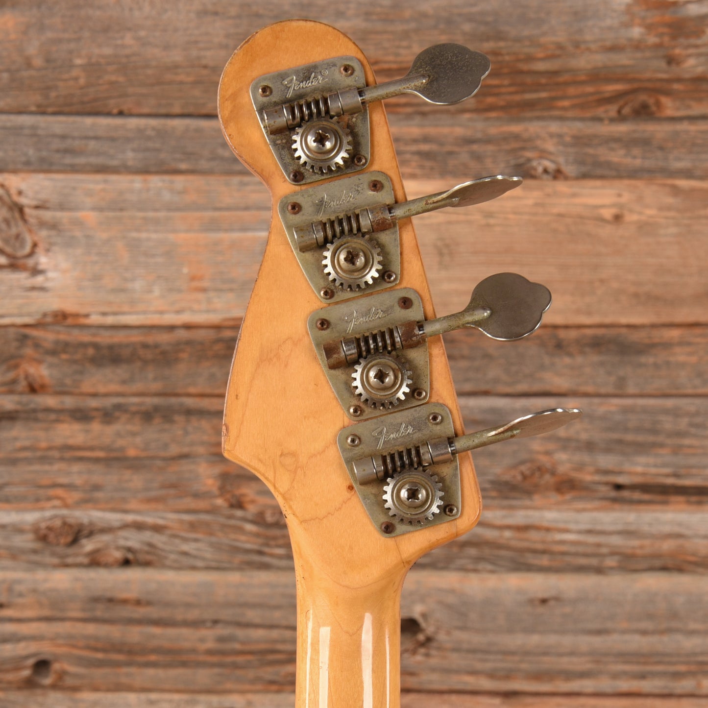 Fender '76 Fretless Precision Bass Neck w/ '70s Jazz Bass Body White Refin 1970s Bass Guitars / 4-String