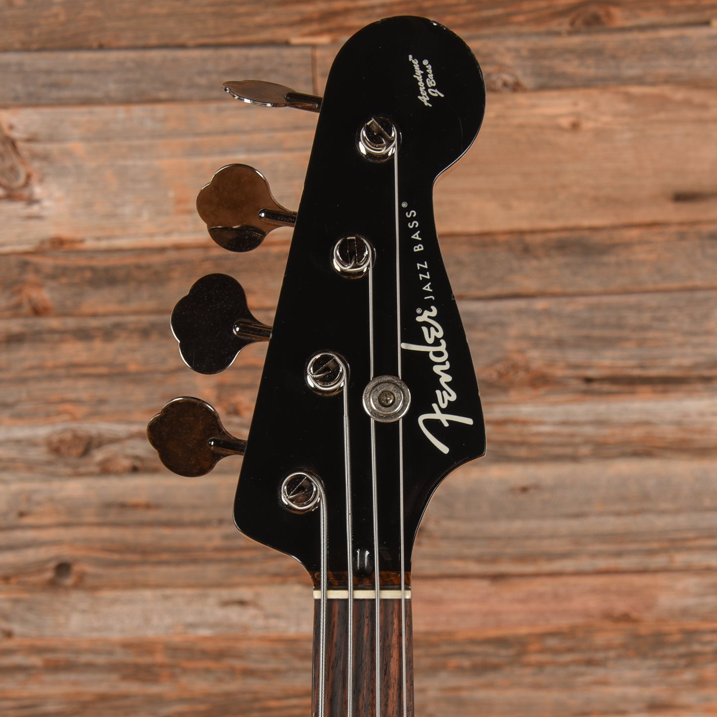 Fender AJB Aerodyne Jazz Bass Black Bass Guitars / 4-String