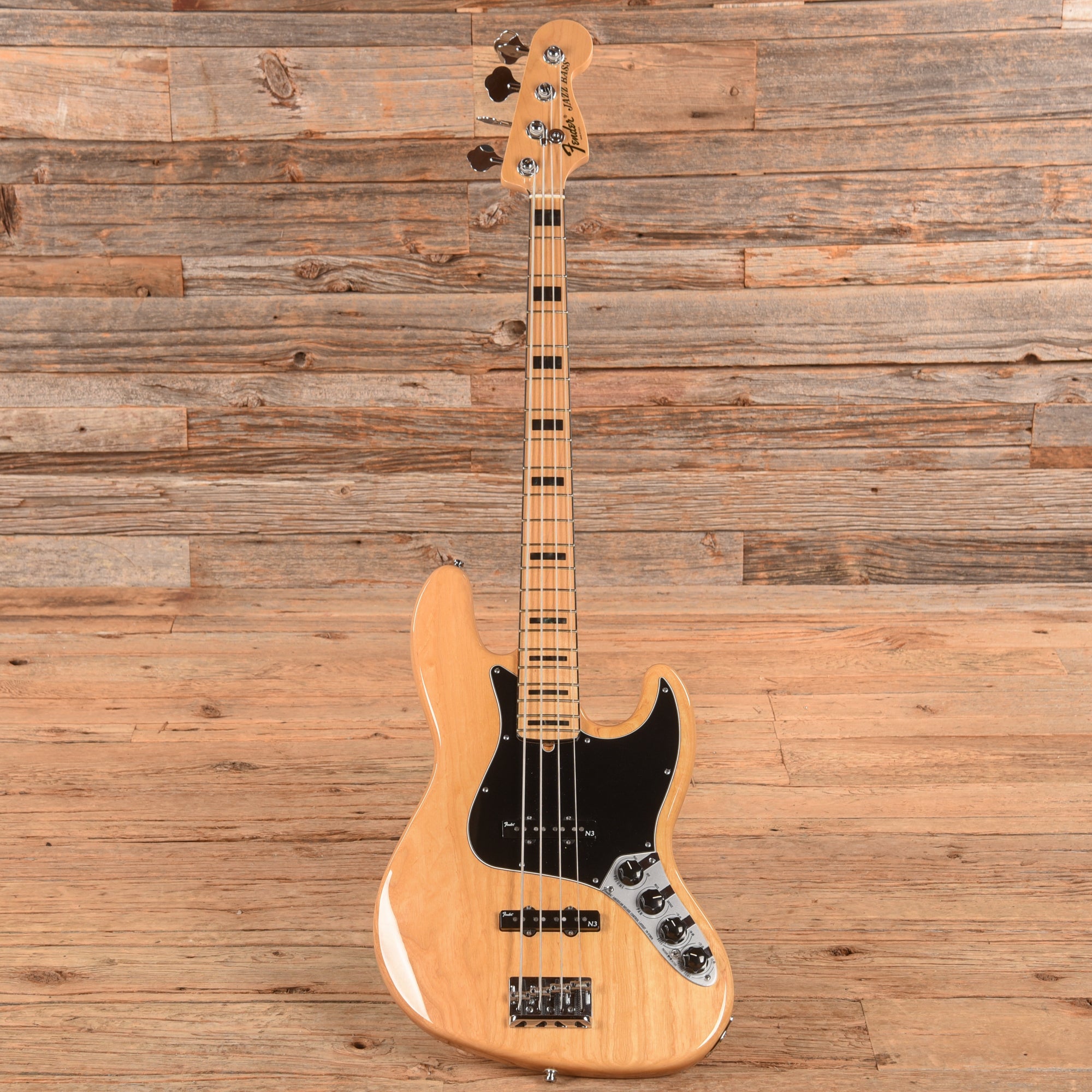 Fender American Deluxe Jazz Bass Ash Natural 2013 Bass Guitars / 4-String