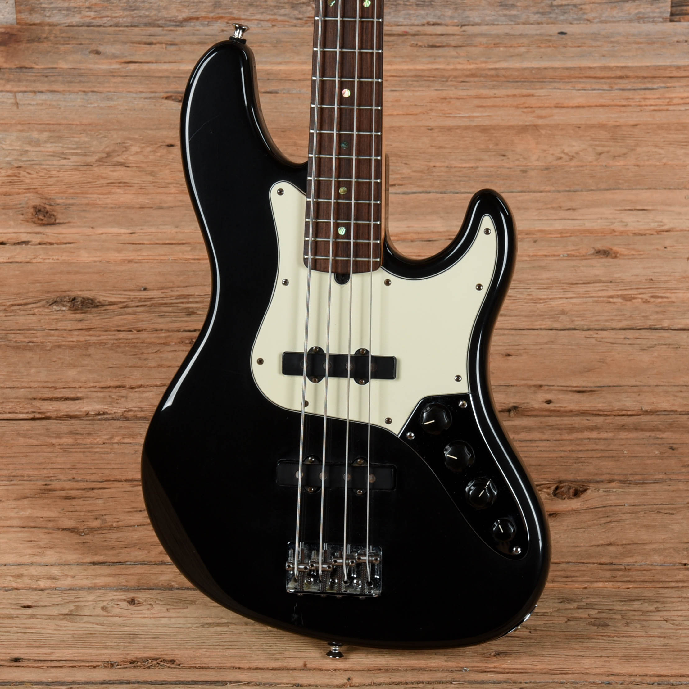 Fender American Deluxe Jazz Bass Black 1998 Bass Guitars / 4-String