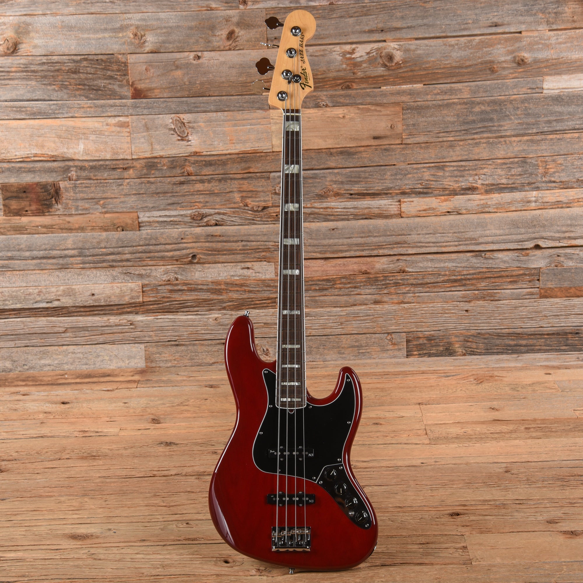 Fender American Deluxe Jazz Bass Red 2011 Bass Guitars / 4-String