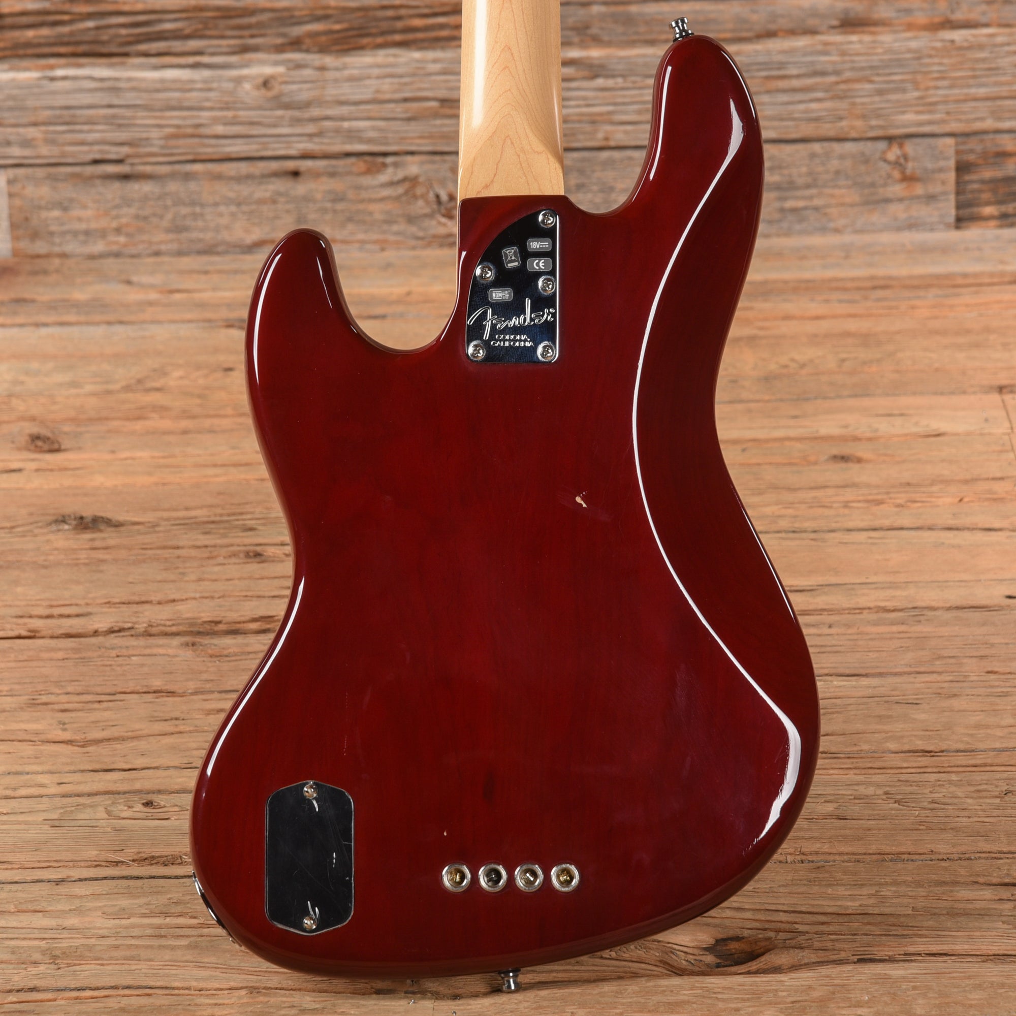 Fender American Deluxe Jazz Bass Red 2011 Bass Guitars / 4-String