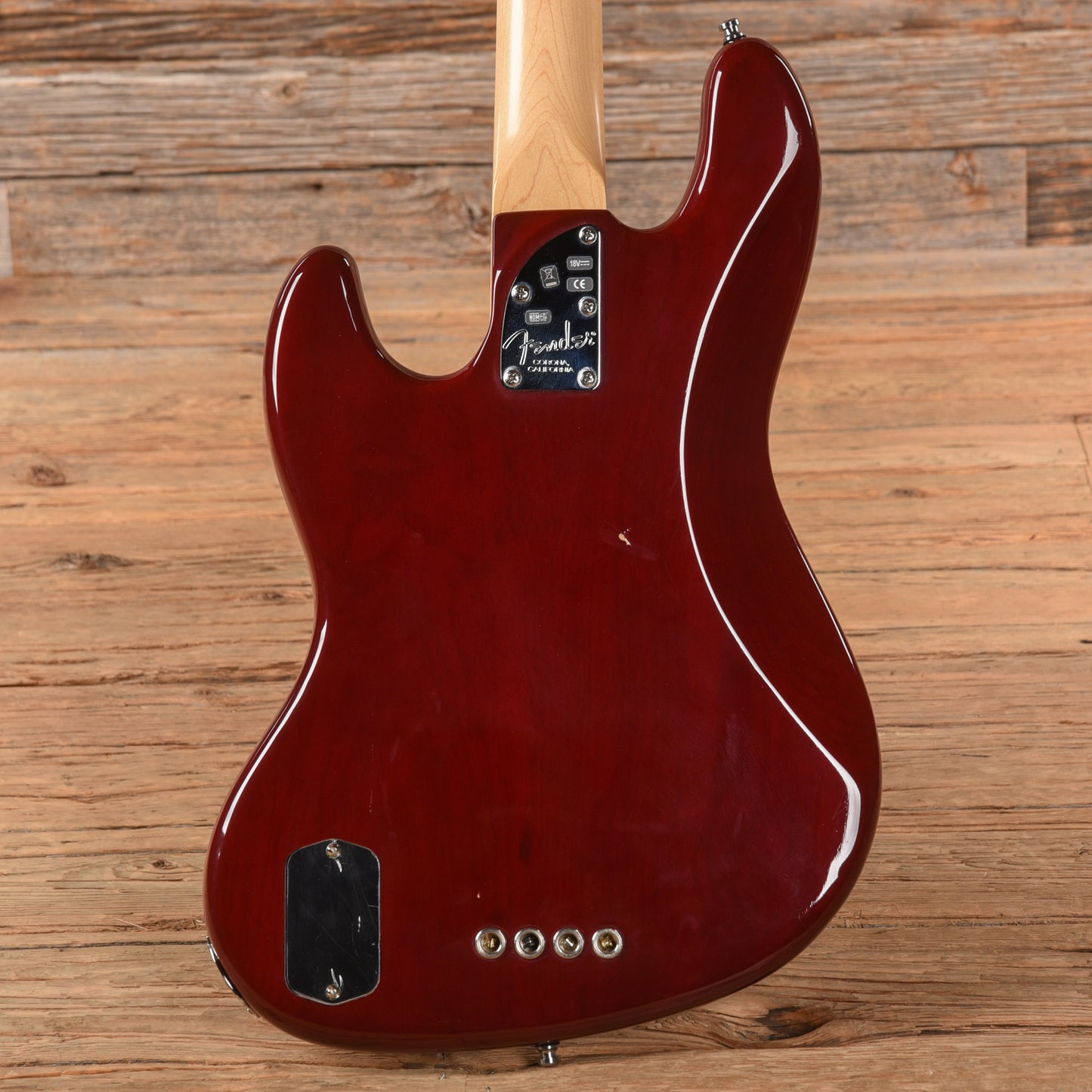 Fender American Deluxe Jazz Bass Red 2011 Bass Guitars / 4-String