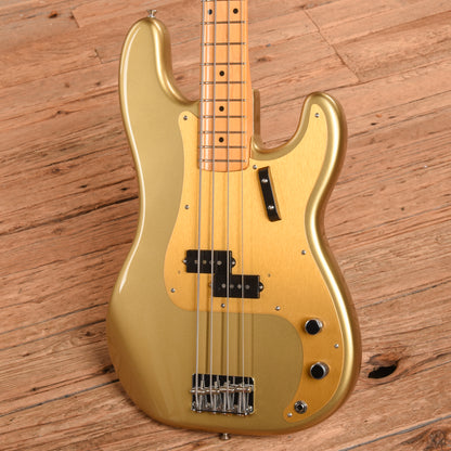 Fender American Original '50s Precision Bass Aztec Gold Bass Guitars / 4-String