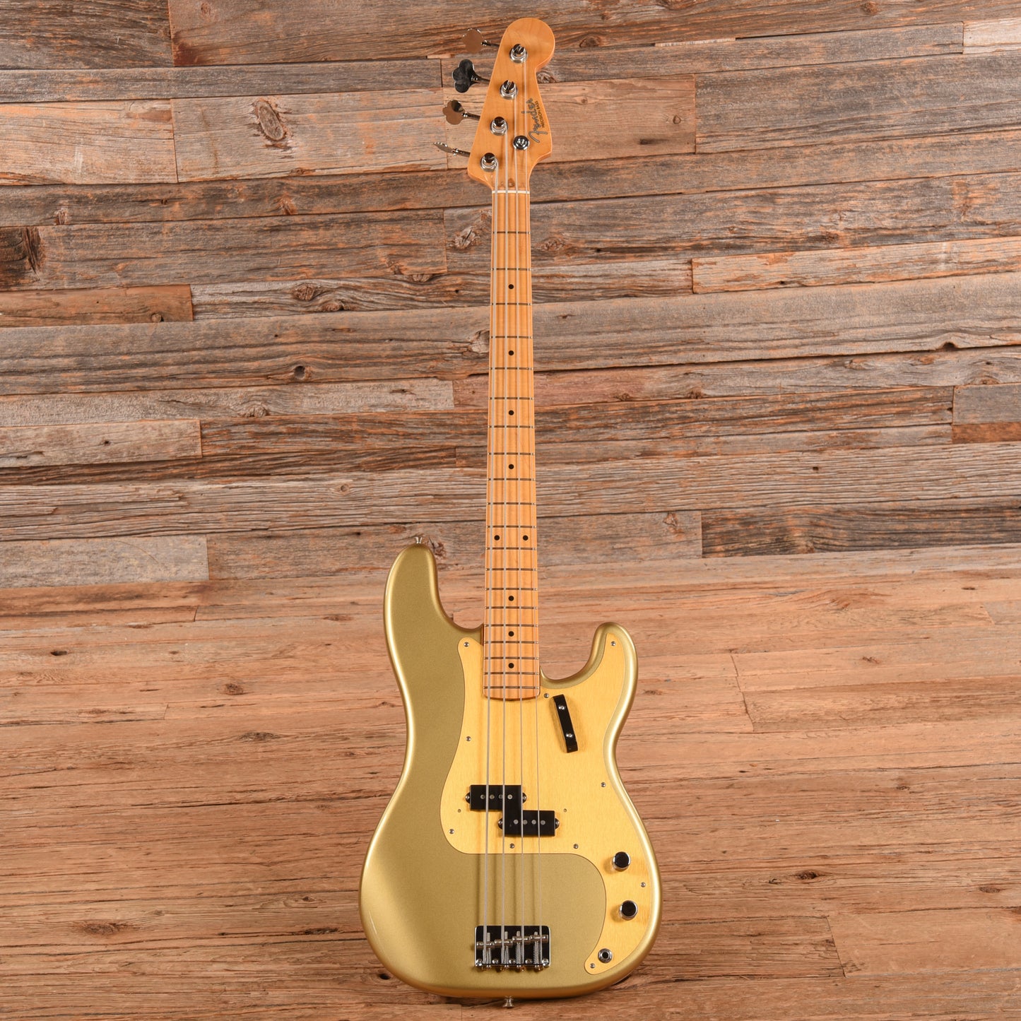 Fender American Original '50s Precision Bass Aztec Gold Bass Guitars / 4-String