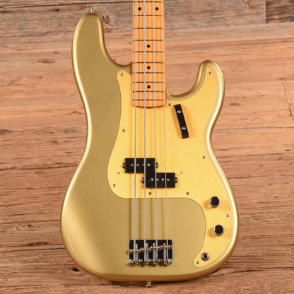 Fender American Original '50s Precision Bass Aztec Gold Bass Guitars / 4-String