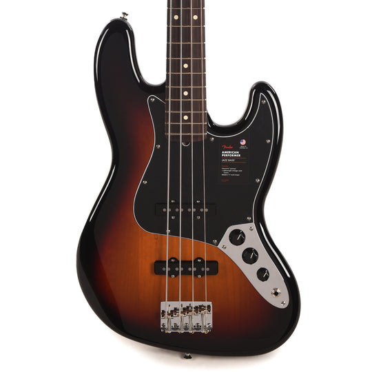 Fender American Performer Jazz Bass 3-Color Sunburst Bass Guitars / 4-String
