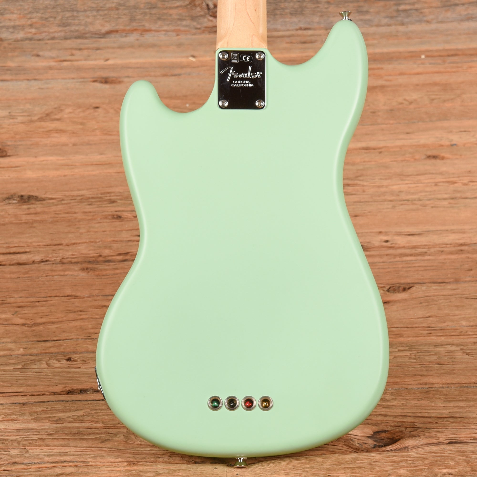 Fender American Performer Mustang Bass Satin Surf Green 2019 Bass Guitars / 4-String