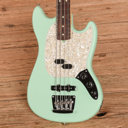 Fender American Performer Mustang Bass Satin Surf Green 2023 Bass Guitars / 4-String