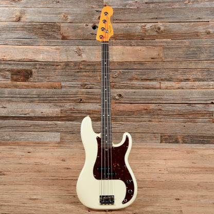 Fender American Pro II Precision Bass Olympic White 2022 Bass Guitars / 4-String