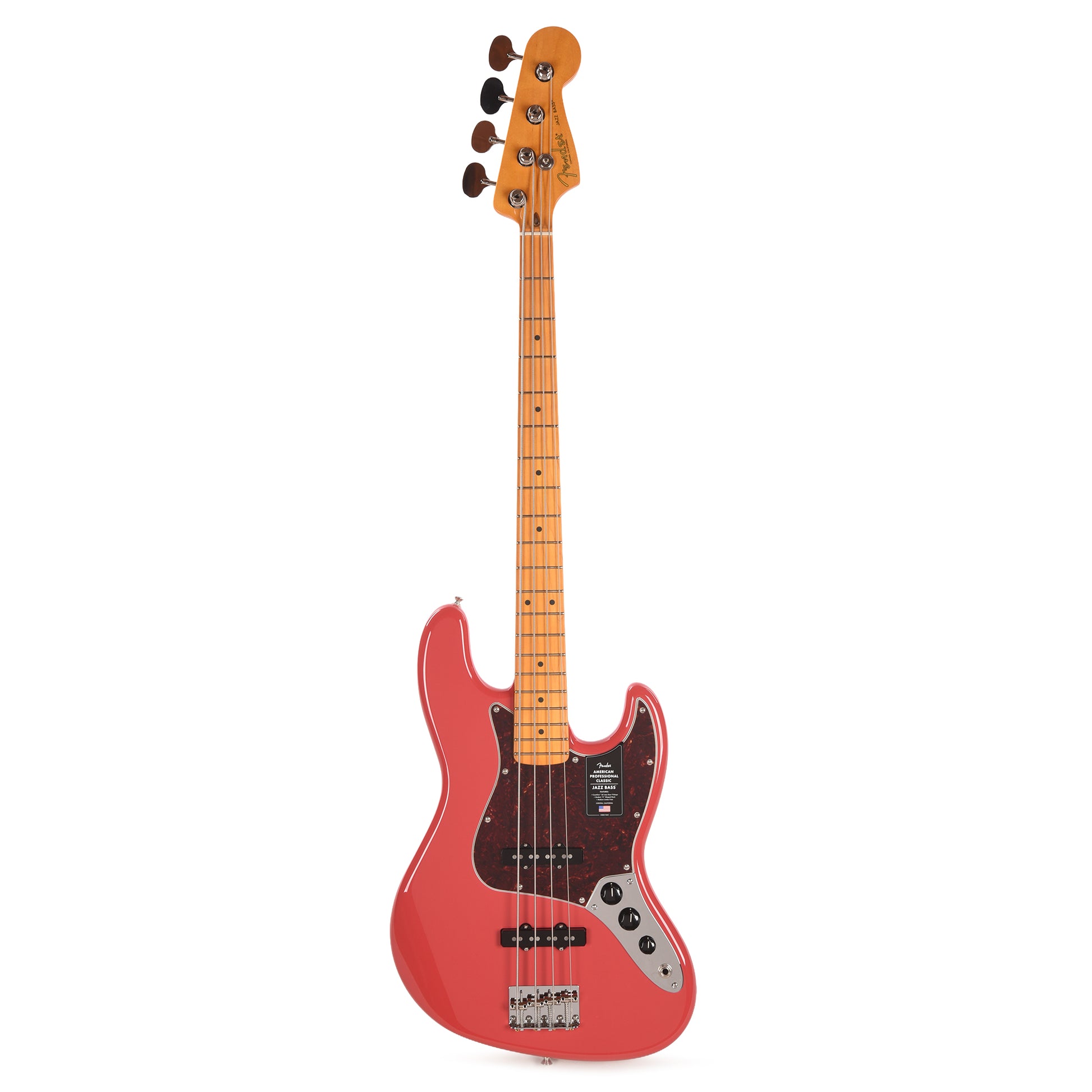 Fender American Professional Classic Jazz Bass Faded Dakota Red Bass Guitars / 4-String