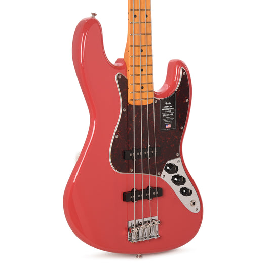 Fender American Professional Classic Jazz Bass Faded Dakota Red Bass Guitars / 4-String