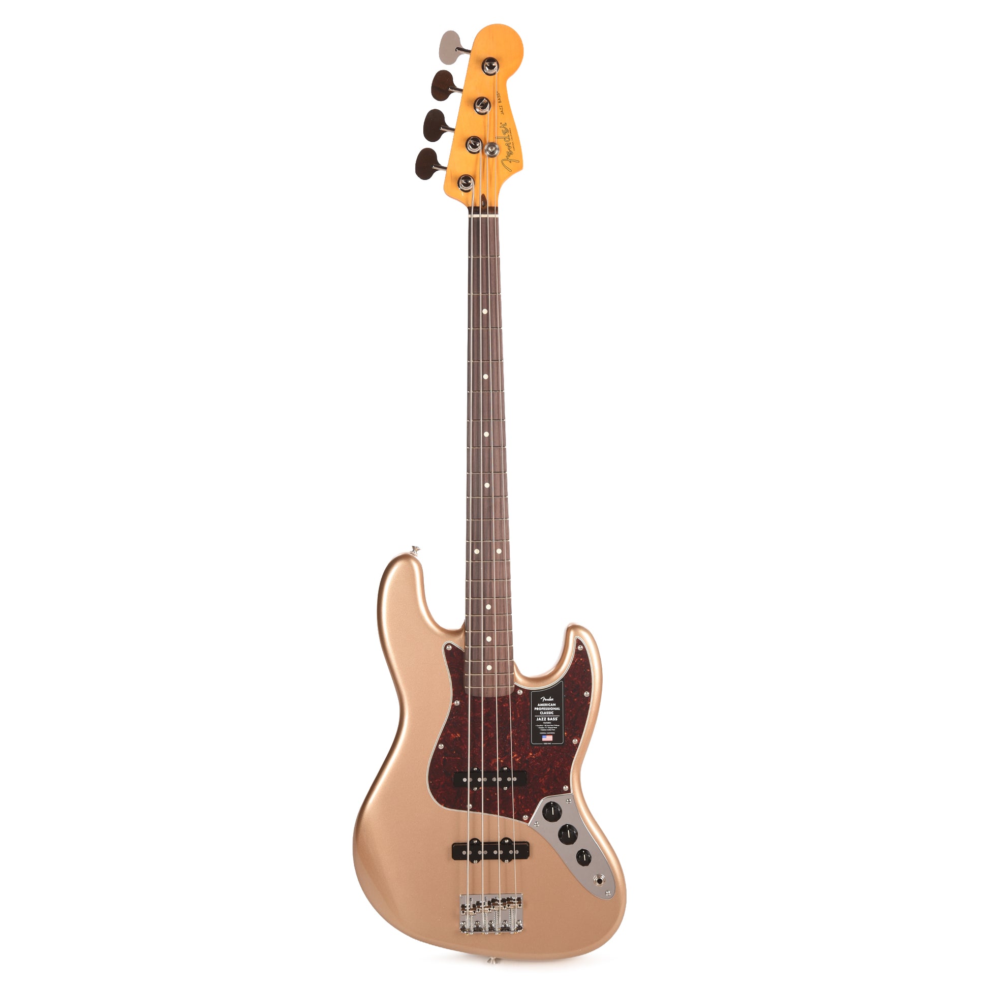 Fender American Professional Classic Jazz Bass Faded Firemist Gold Bass Guitars / 4-String