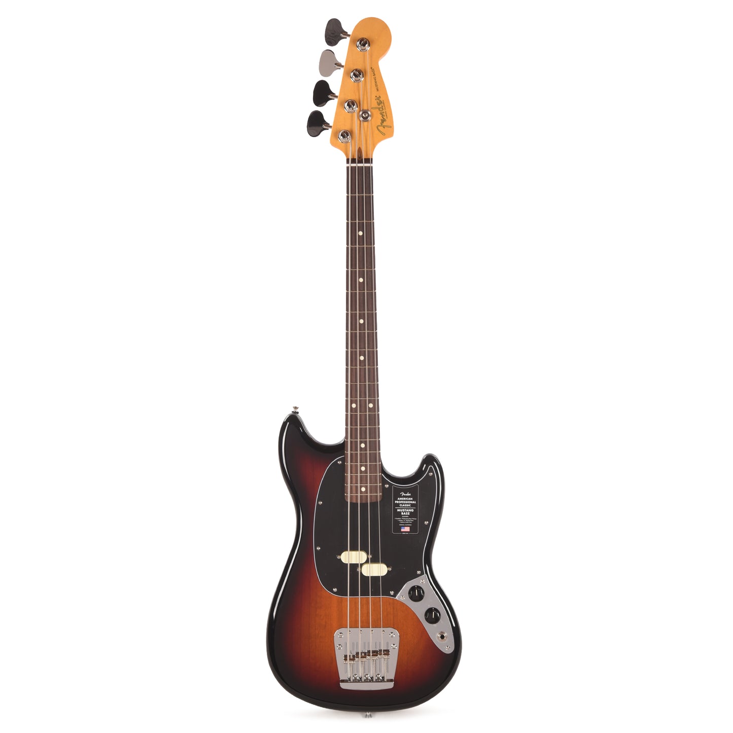 Fender American Professional Classic Mustang Bass 3-Color Sunburst Bass Guitars / 4-String