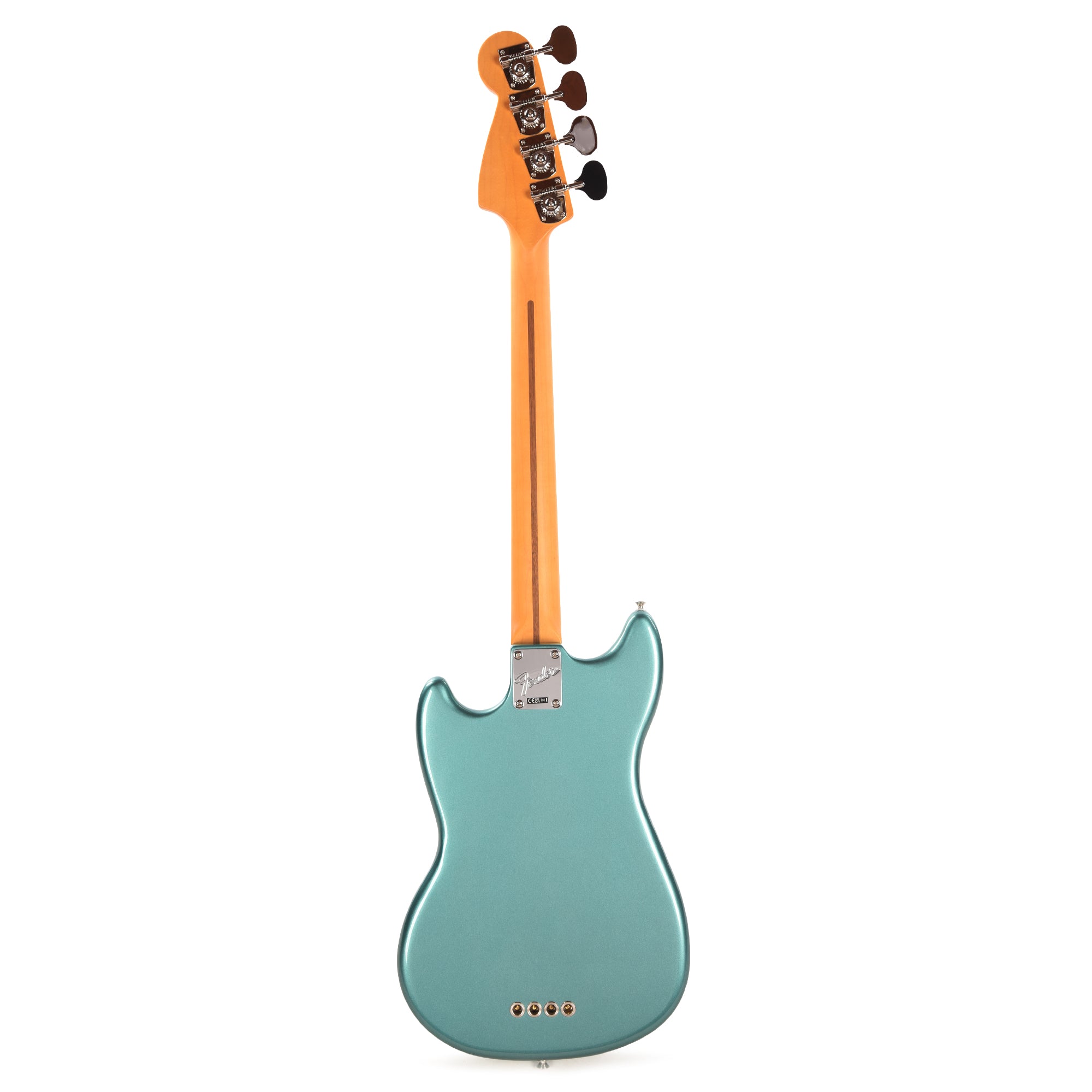 Fender American Professional Classic Mustang Bass Faded Sherwood Green Metallic Bass Guitars / 4-String