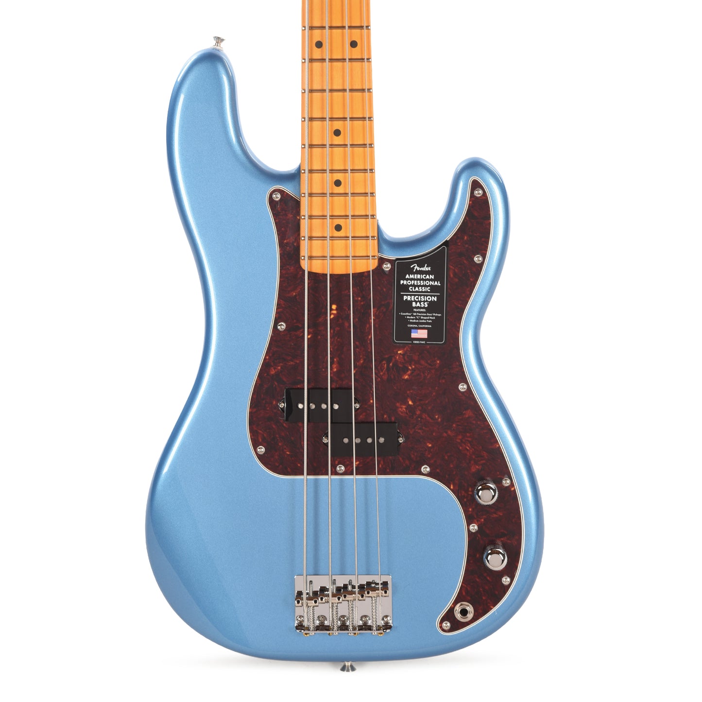 Fender American Professional Classic Precision Bass Faded Lake Placid Blue Bass Guitars / 4-String