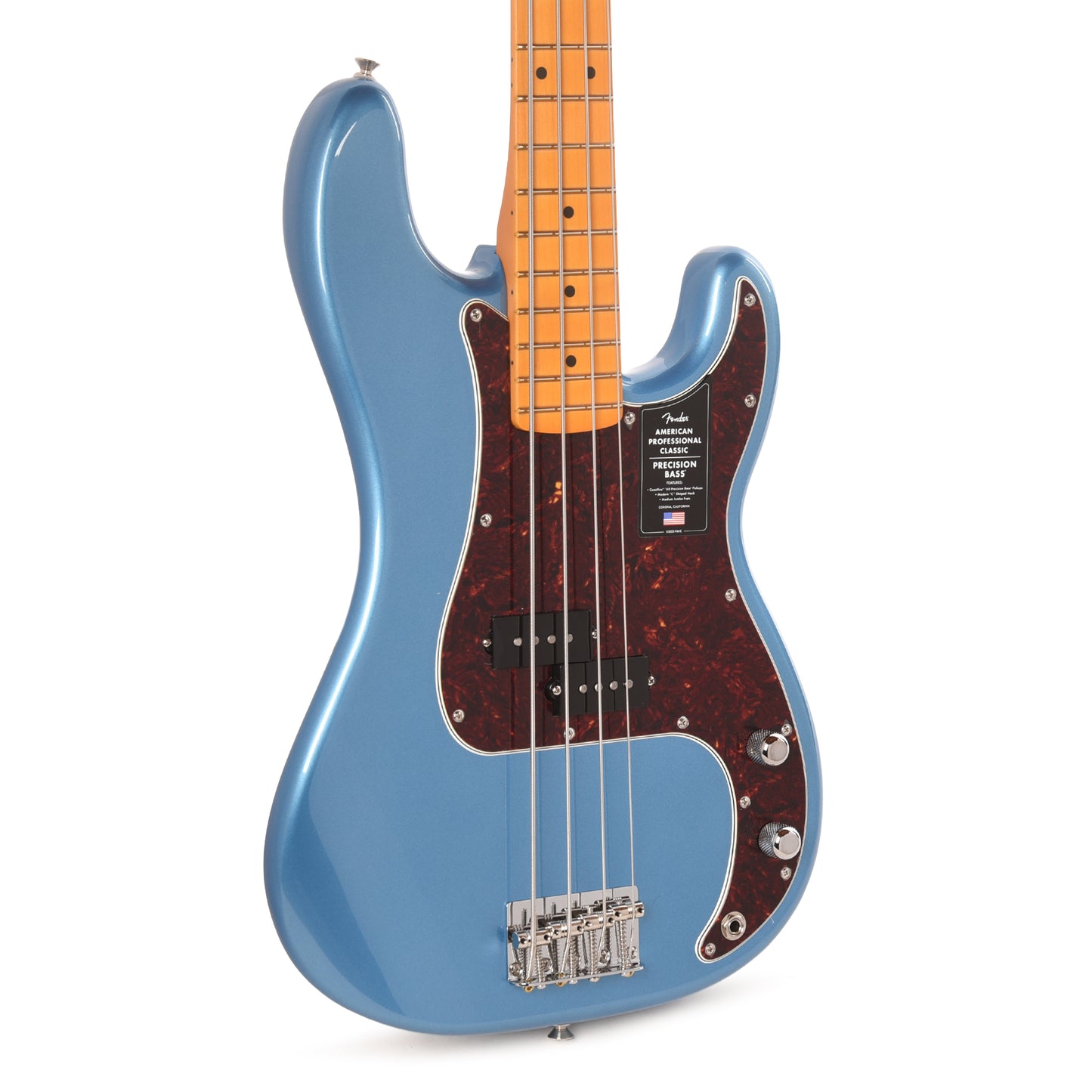 Fender American Professional Classic Precision Bass Faded Lake Placid Blue Bass Guitars / 4-String