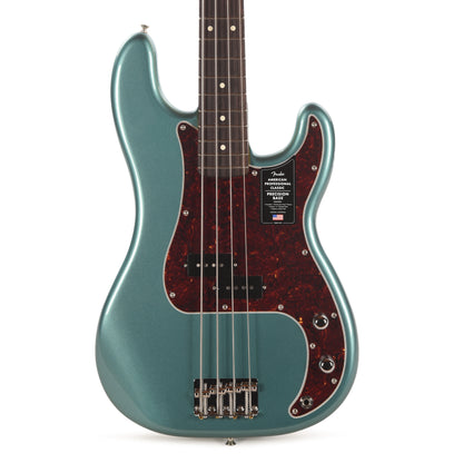 Fender American Professional Classic Precision Bass Faded Sherwood Green Metallic Bass Guitars / 4-String