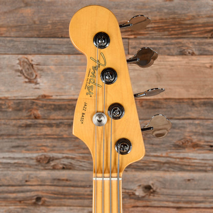 Fender American Professional II Jazz Bass Miami Blue 2022 LEFTY Bass Guitars / 4-String