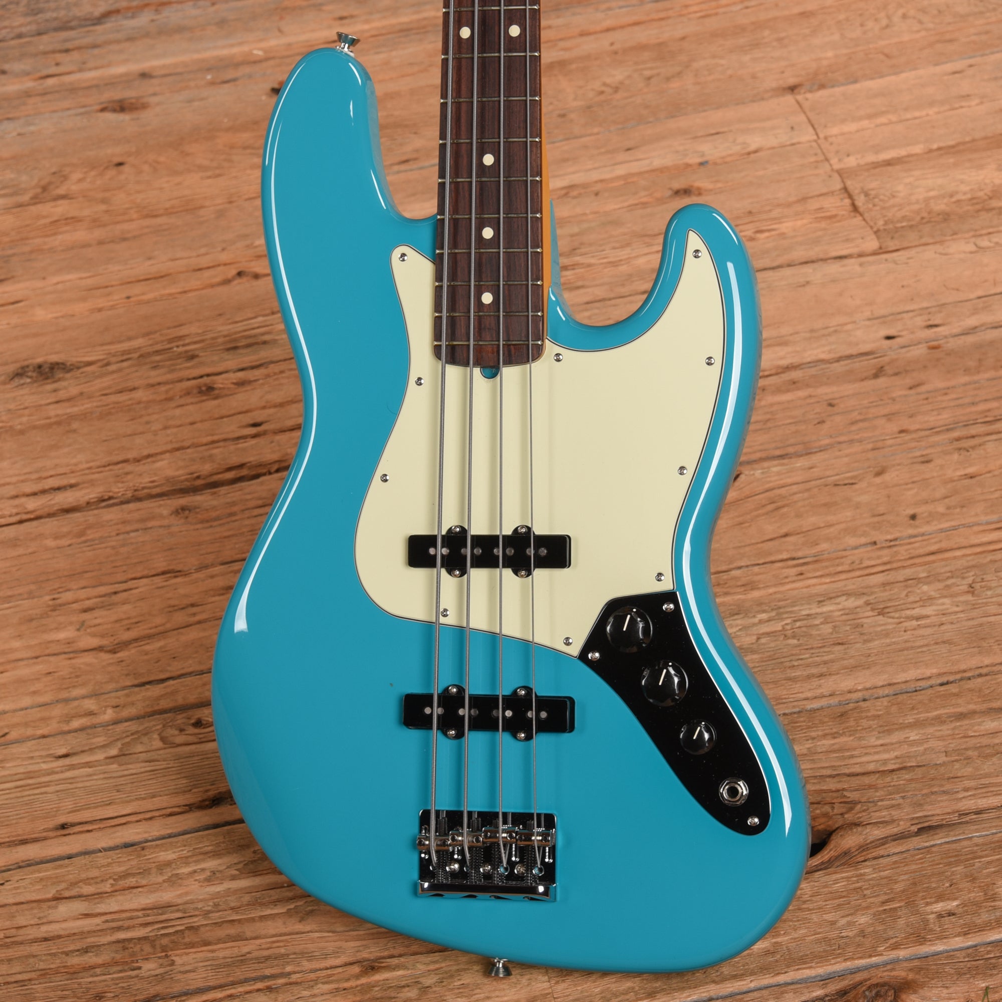 Fender American Professional II Jazz Bass Miami Blue 2024 Bass Guitars / 4-String