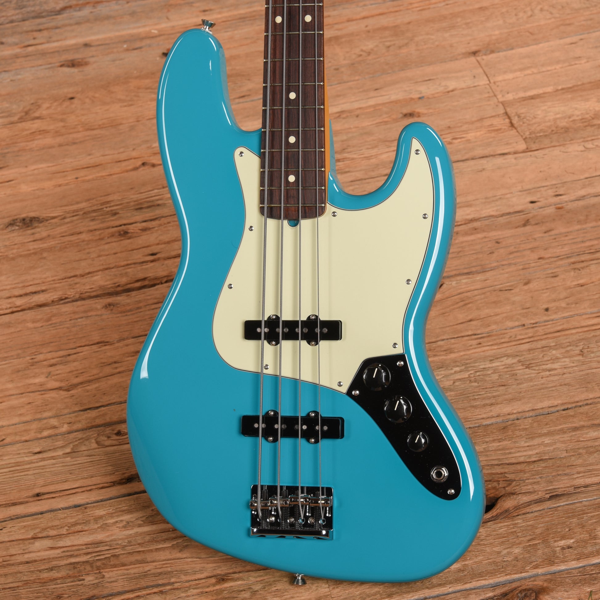 Fender American Professional II Jazz Bass Miami Blue 2024 Bass Guitars / 4-String