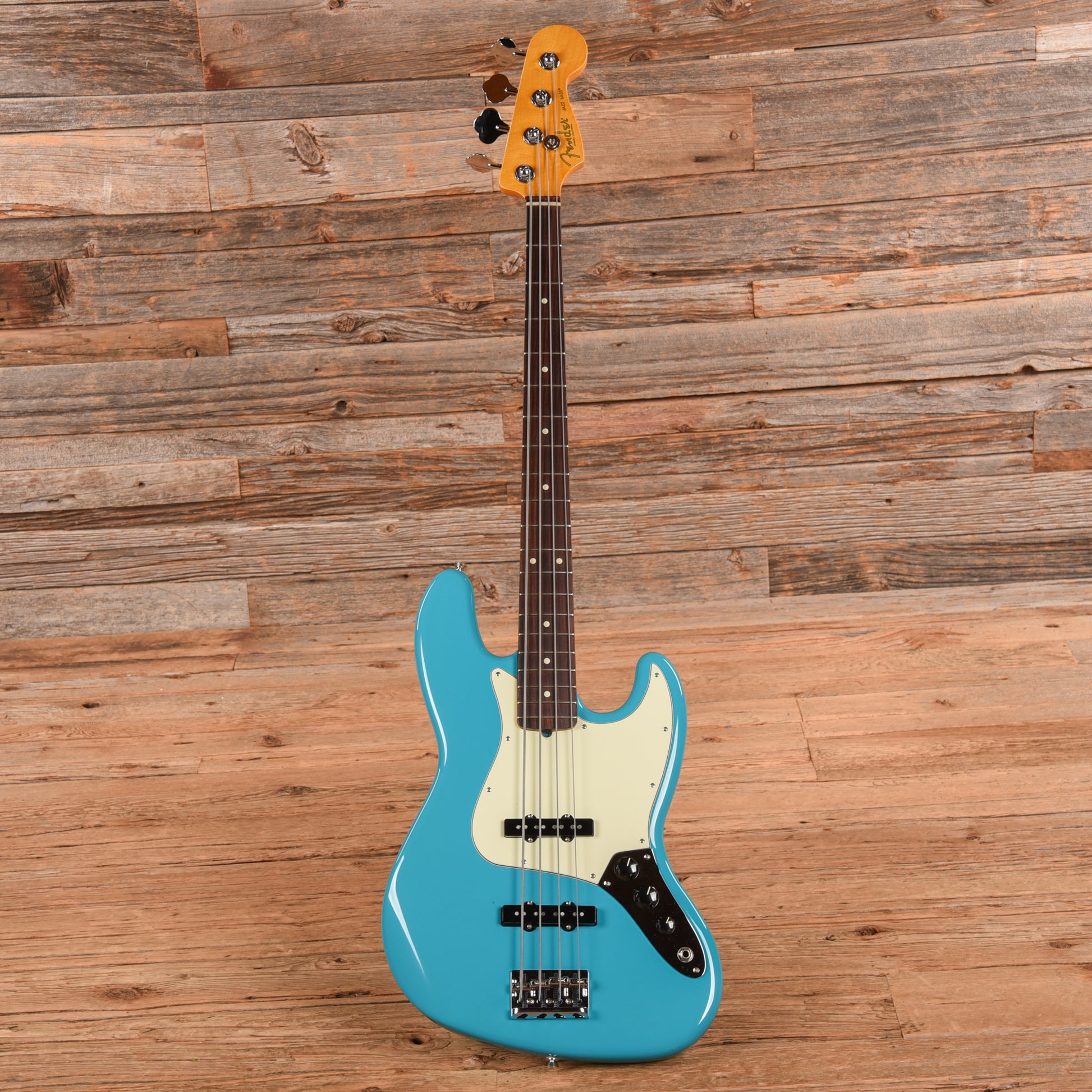 Fender American Professional II Jazz Bass Miami Blue 2024 Bass Guitars / 4-String