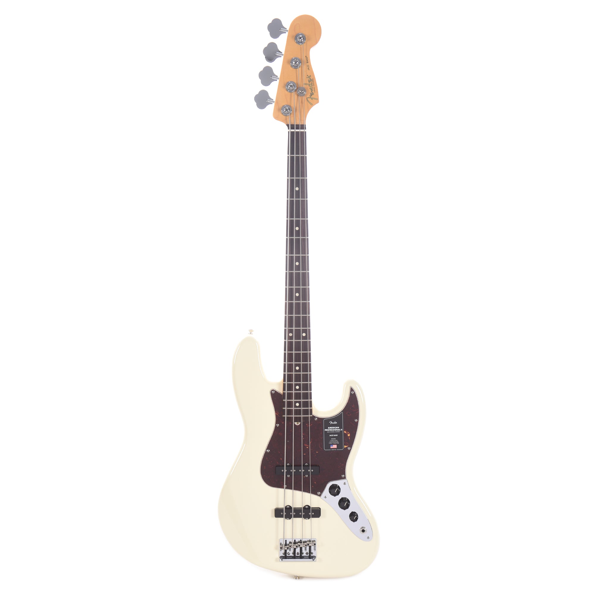 Fender American Professional II Jazz Bass Olympic White Bass Guitars / 4-String