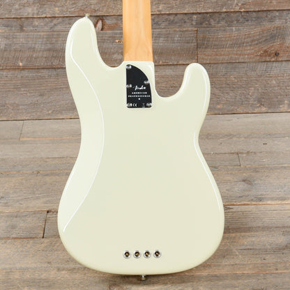 Fender American Professional II Precision Bass Olympic White LEFTY Bass Guitars / 4-String