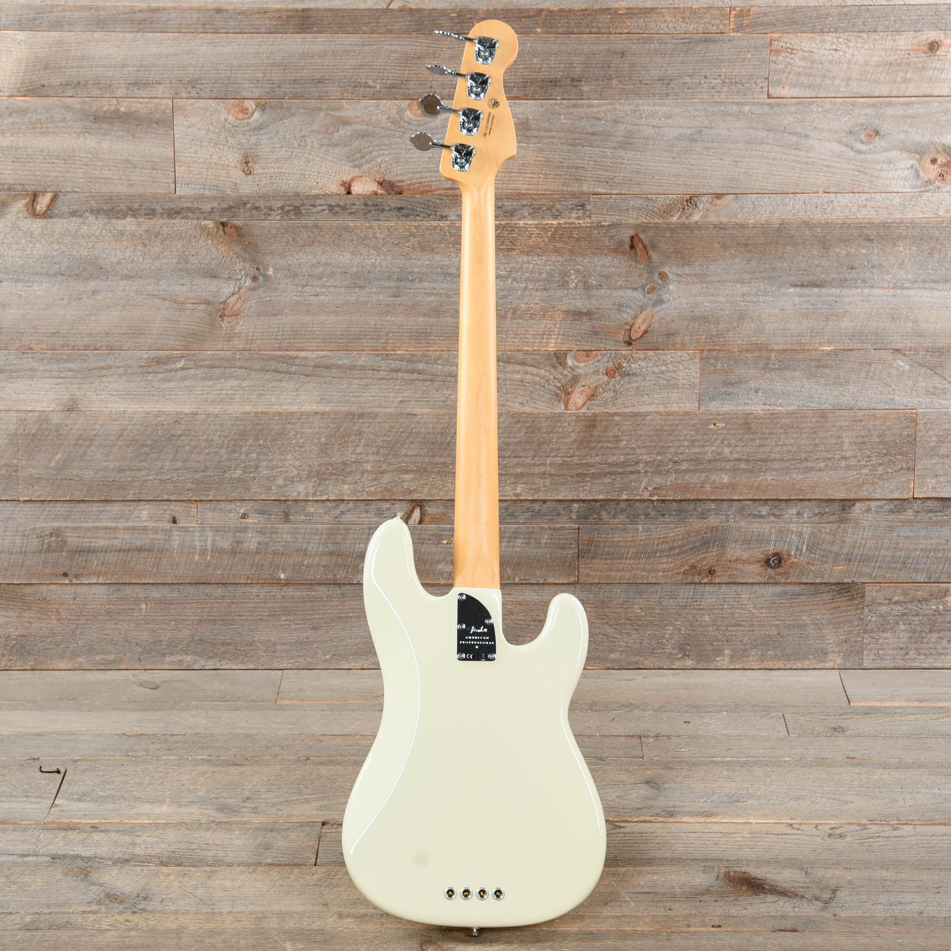 Fender American Professional II Precision Bass Olympic White LEFTY Bass Guitars / 4-String