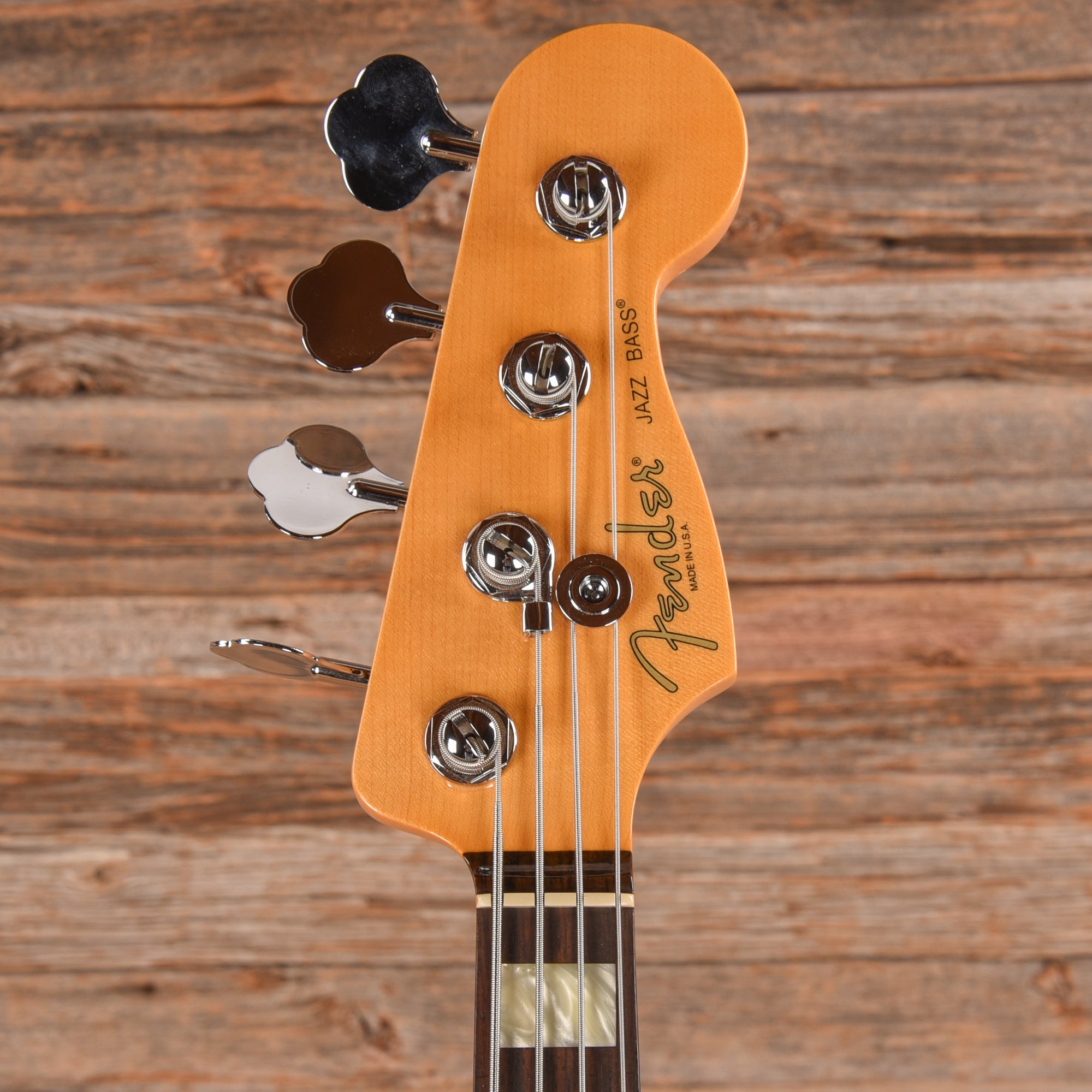 Fender American Select Jazz Bass Amber Burst 2011 Bass Guitars / 4-String