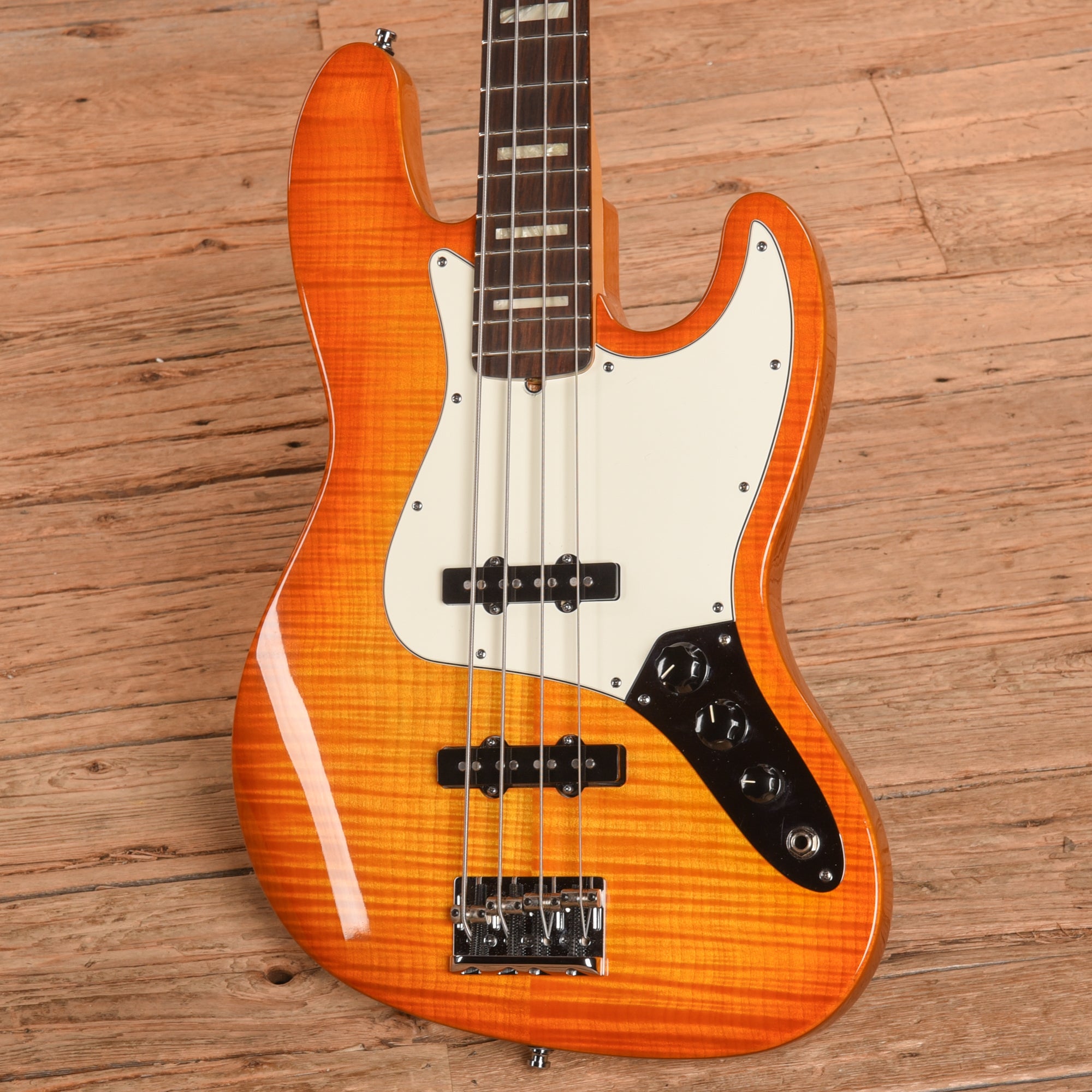 Fender American Select Jazz Bass Amber Burst 2011 Bass Guitars / 4-String