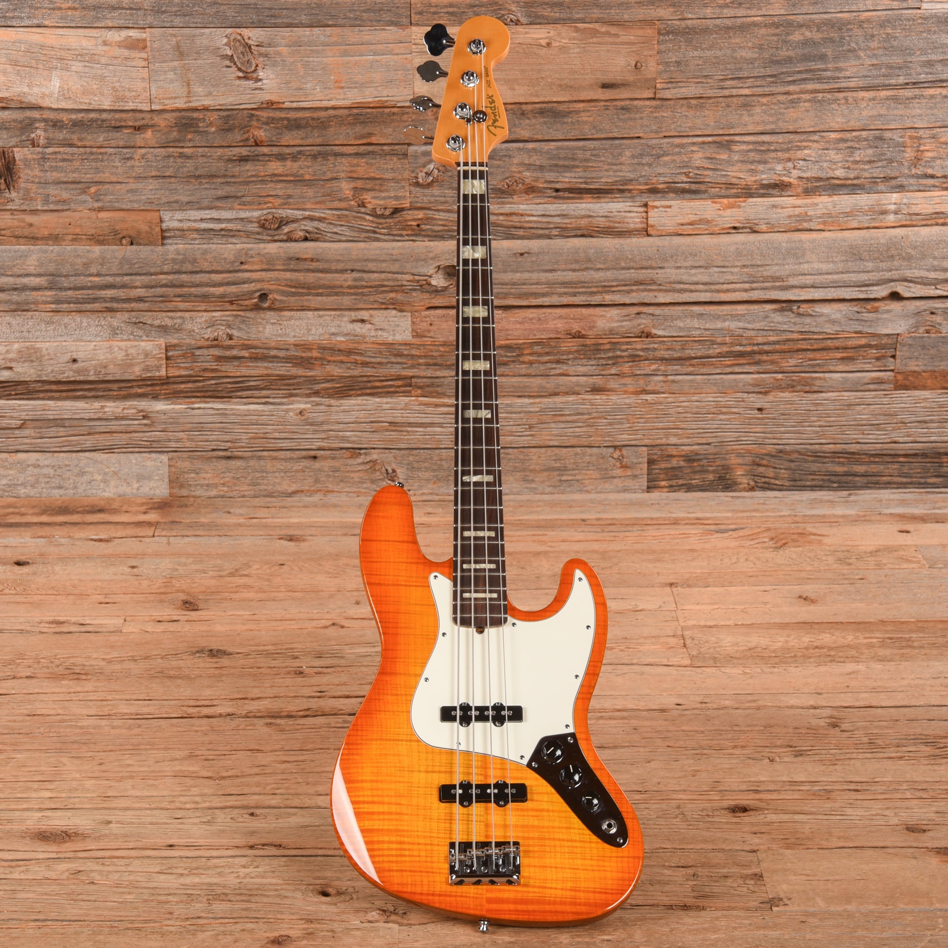 Fender American Select Jazz Bass Amber Burst 2011 Bass Guitars / 4-String