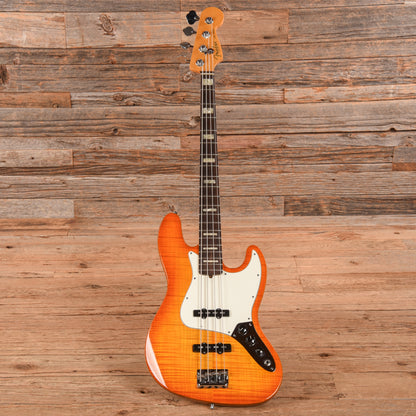 Fender American Select Jazz Bass Amber Burst 2011 Bass Guitars / 4-String